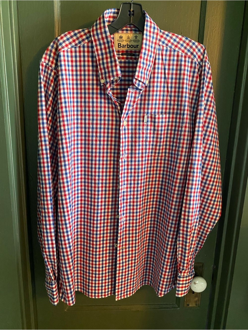 Barbour gingham button down